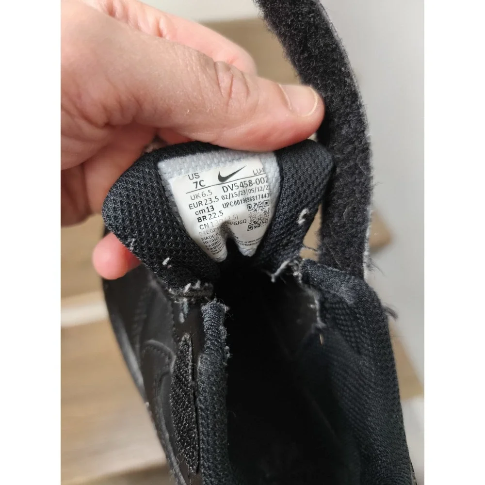 Toddler's Nike Court Borough Mid 2 Black/Black-Black (CW5869 001) - Size 7C